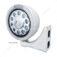 Stainless Bullet Classic Headlight 11 LED Bulb With LED Signal - Clear Lens