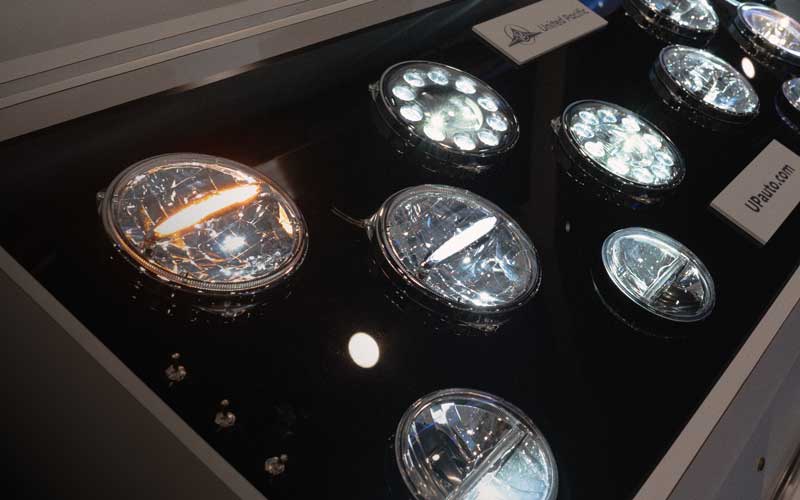 United Pacific LED Headlights Display
