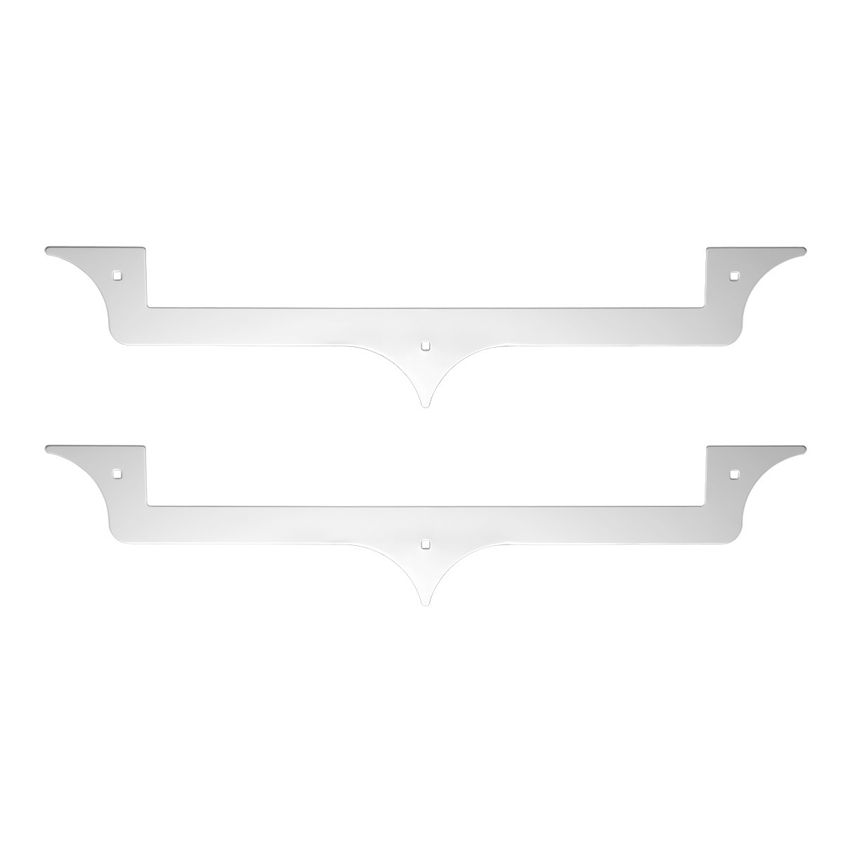 Kenworth Stainless Emblem Accent (Card of 2)