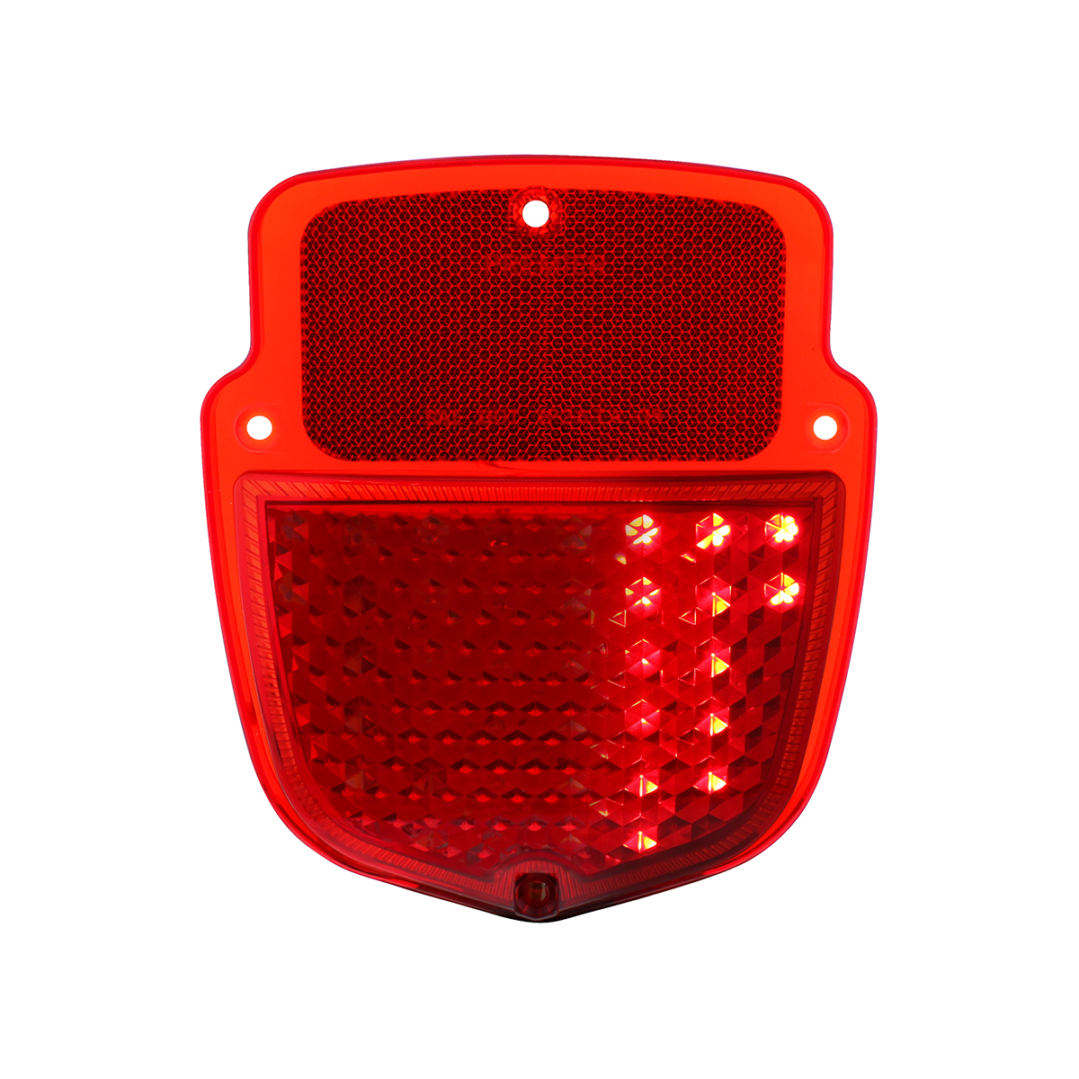 38 LED Sequential Tail Light With 12 LED License Plate Light For 1953-56 Ford Truck - L/H