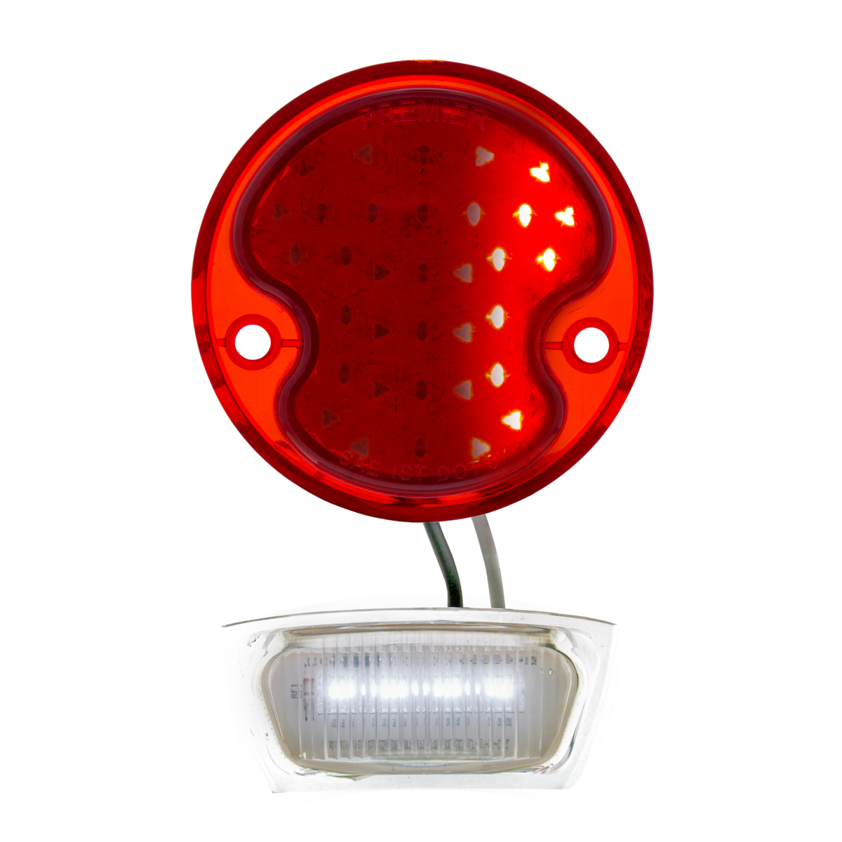 34 LED Sequential Tail Light With 4 LED License Plate Light For 1932 Ford Car/Truck - L/H