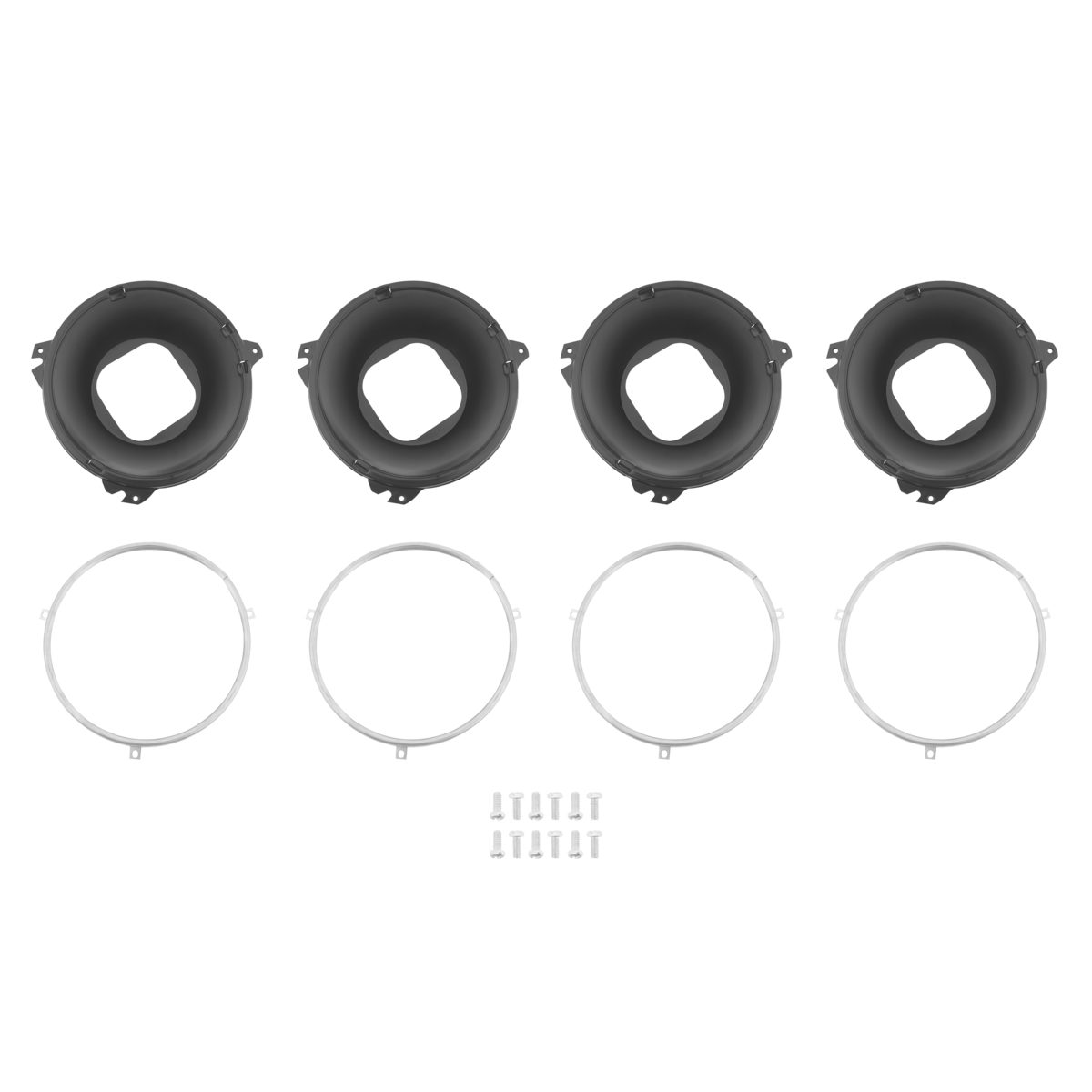 Headlight Mounting Bucket Set For 1967-72 GMC Truck (8/Set)