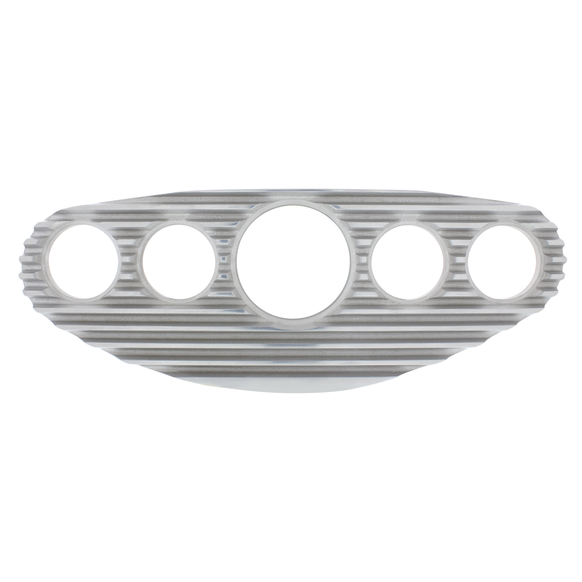 Finned Style Aluminum 5-Gauge Dash Panel