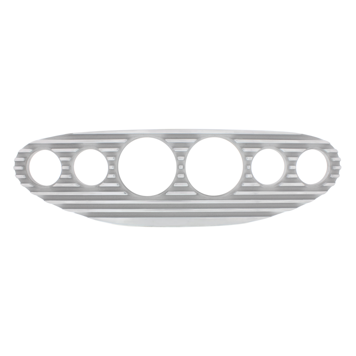 Finned Style Aluminum 6-Gauge Dash Panel