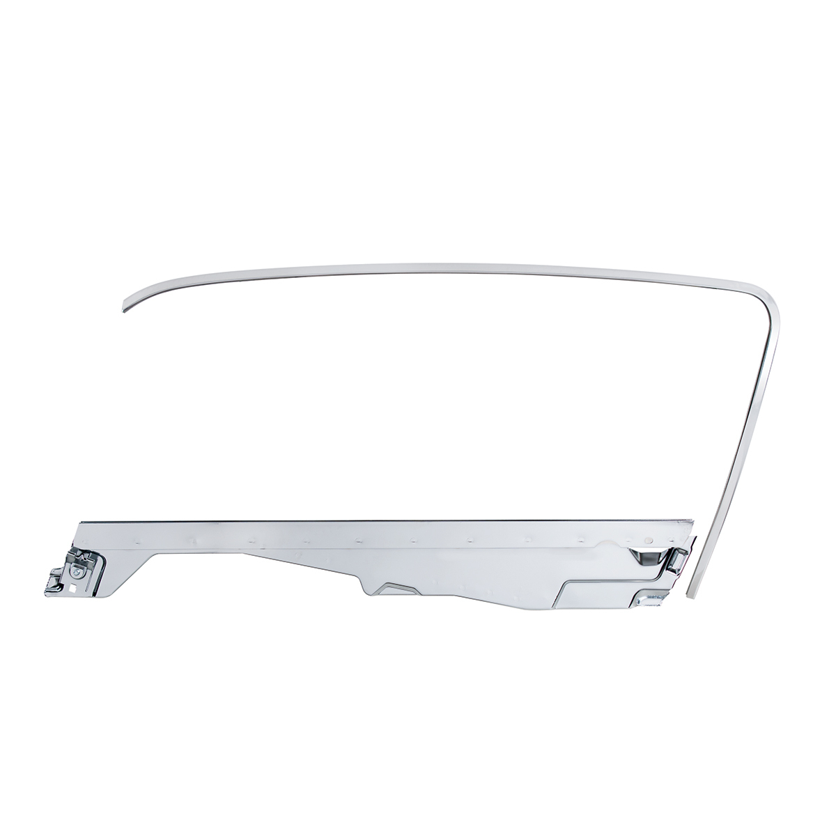 Door Glass Frame and Channel Kit For 1964.5-66 Ford Mustang Fastback - L/H