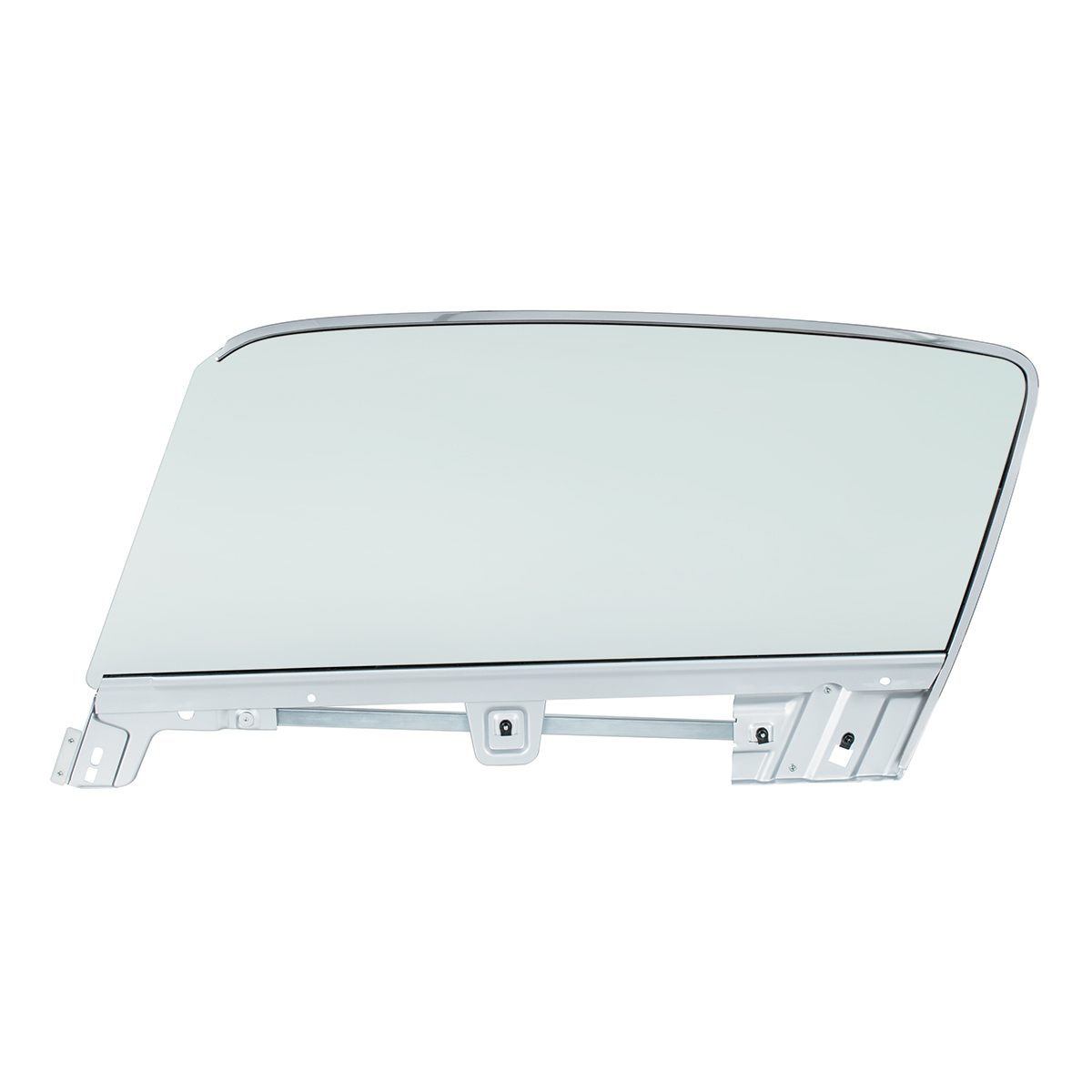 Complete Tint Door Glass Assembly For 1967-68 Ford Mustang Fastback - L/H