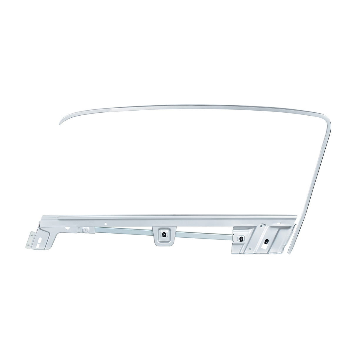 Door Glass Frame Kit For 1967-68 Ford Mustang Fastback - L/H