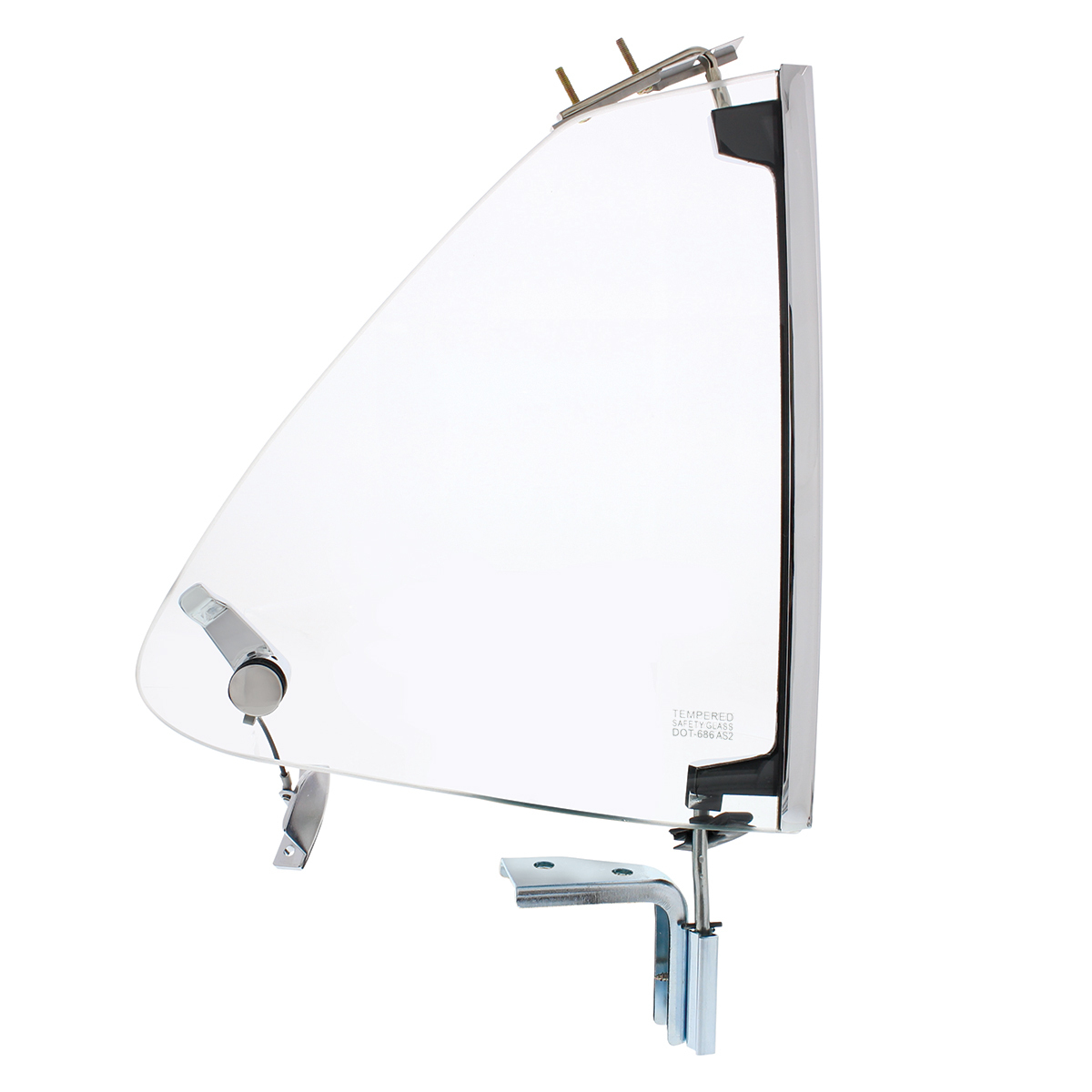 Quarter Window Assembly With Clear Glass For 1969-70 Ford Mustang Fastback - R/H