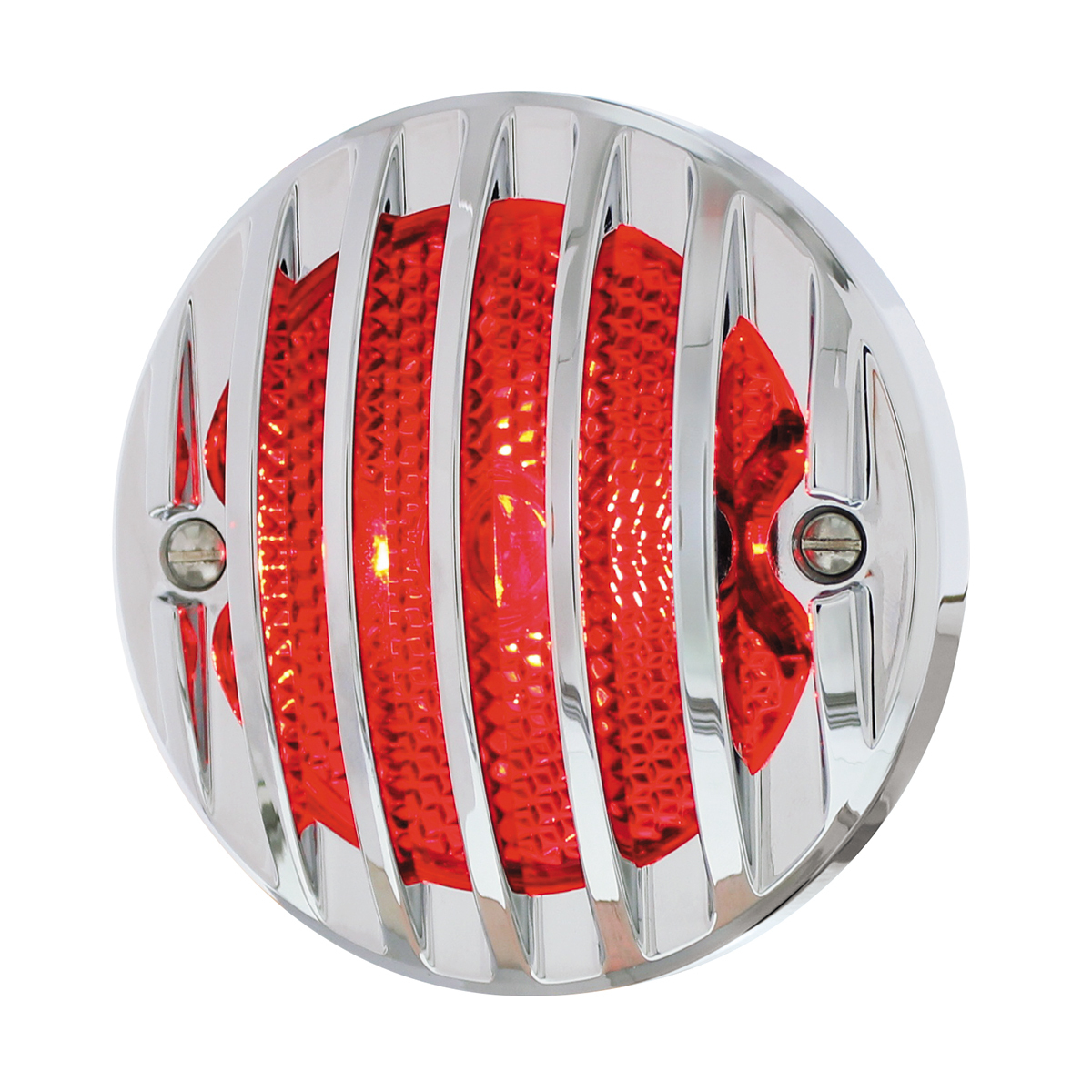 Incandescent Tail Light With Chrome Grille Bezel For 1933-36 Ford Truck - R/H