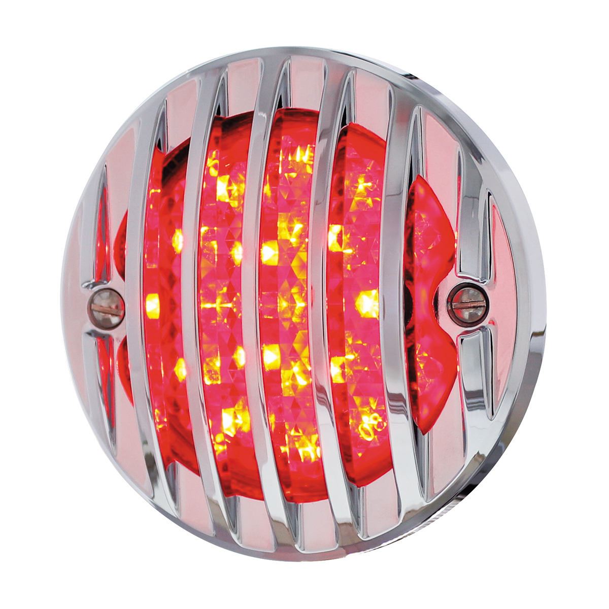 17 LED Tail Light With Chrome Grille Bezel For 1933-36 Ford Truck - R/H