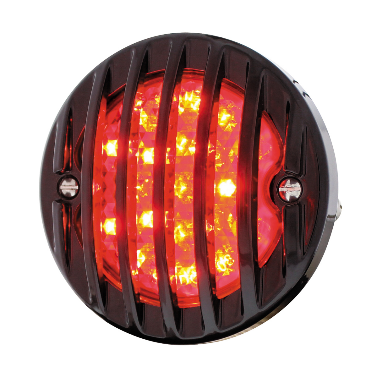 17 LED Tail Light With Black Grille Bezel For 1933-36 Ford Truck - L/H