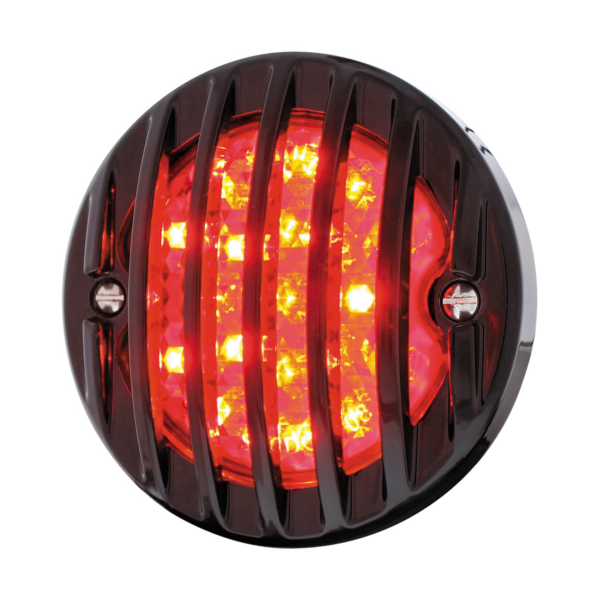 17 LED Tail Light With Black Grille Bezel For 1933-36 Ford Truck - R/H