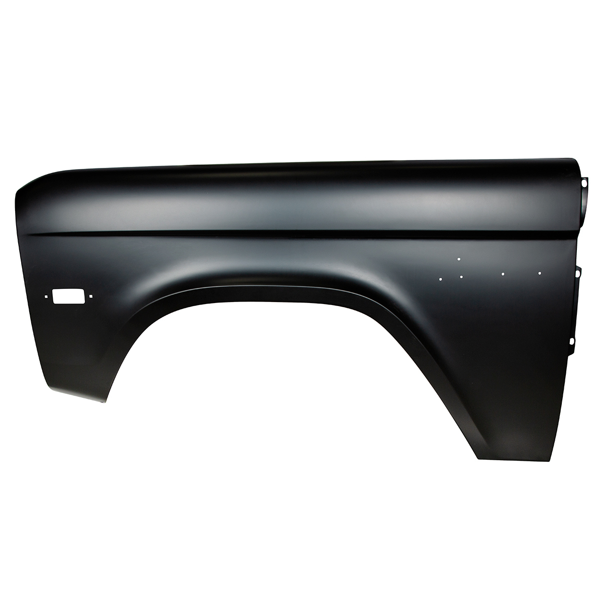 Front Fender With Sidemarker & Emblem Holes For 1970-77 Ford Bronco - L/H