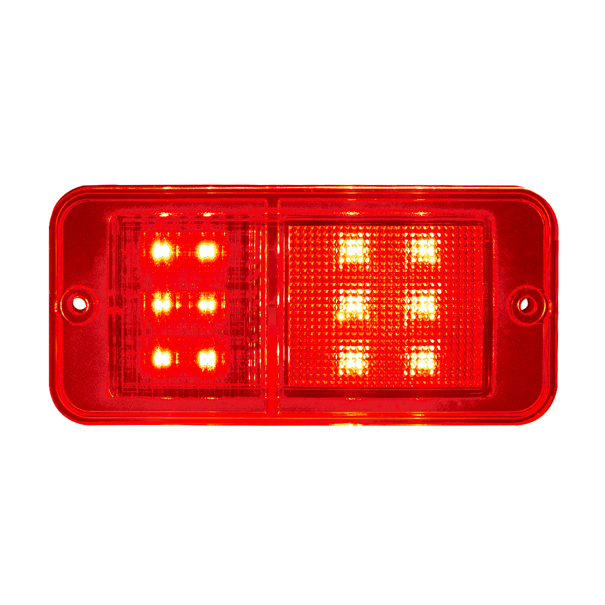 12 LED Standard Style Side Marker For 1968-1972 Chevrolet & GMC Truck-Red