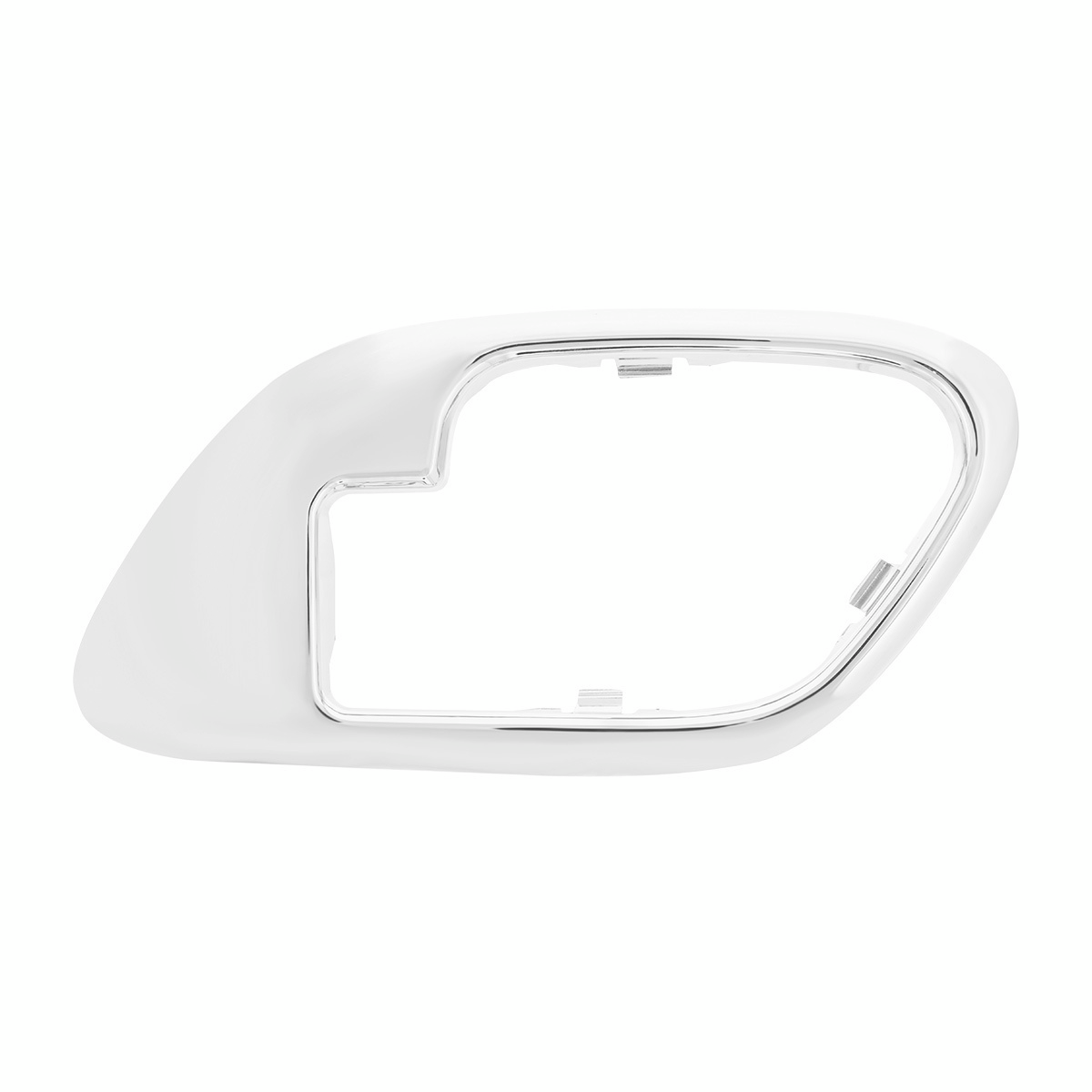Chrome Plastic Interior Door Handle Bezel For 1995-2000 Chevrolet/GMC Truck-L/H