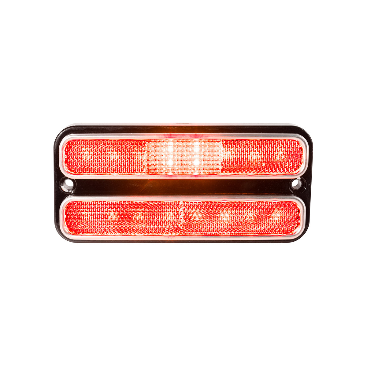18 LED Side Marker Light With Stainless Steel Trim For 1968-1972 Chevrolet & GMC Truck-Red LED/Clear