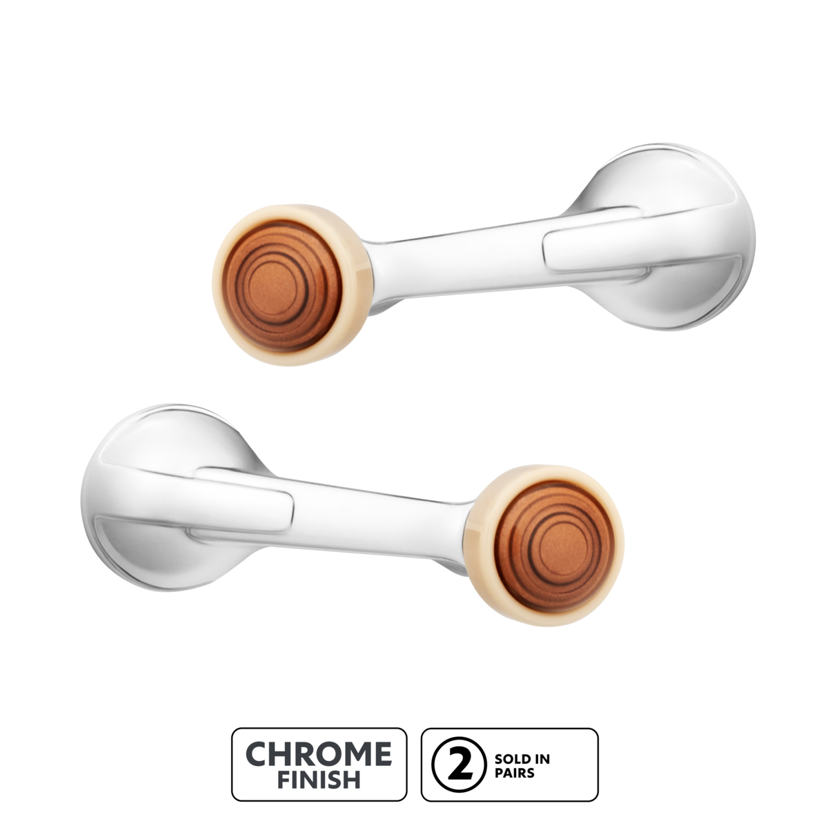 Vent Window Crank With Ivory Knob For 1942-1948 Chevrolet Passenger Car(Pair)
