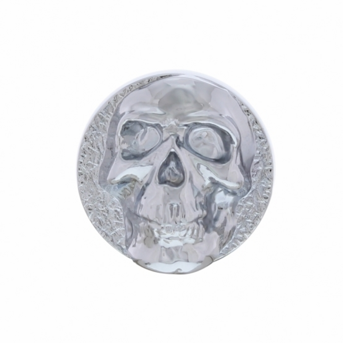 Chrome Skull Dash Knob