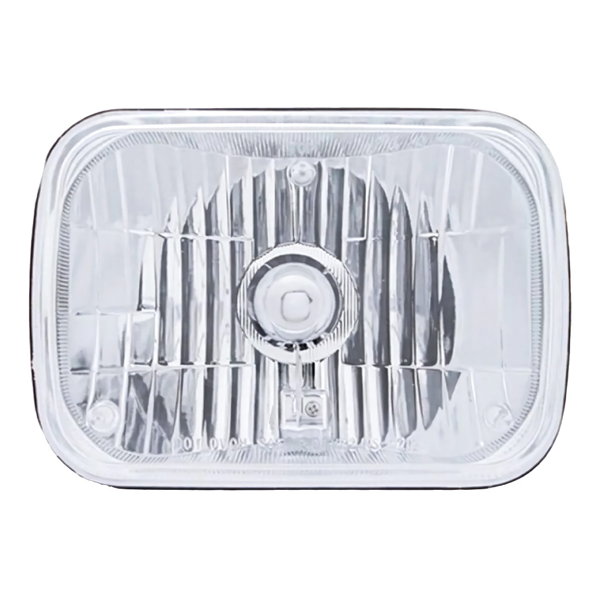 5" X 7" Crystal Rectangular Headlight - Plastic Lens