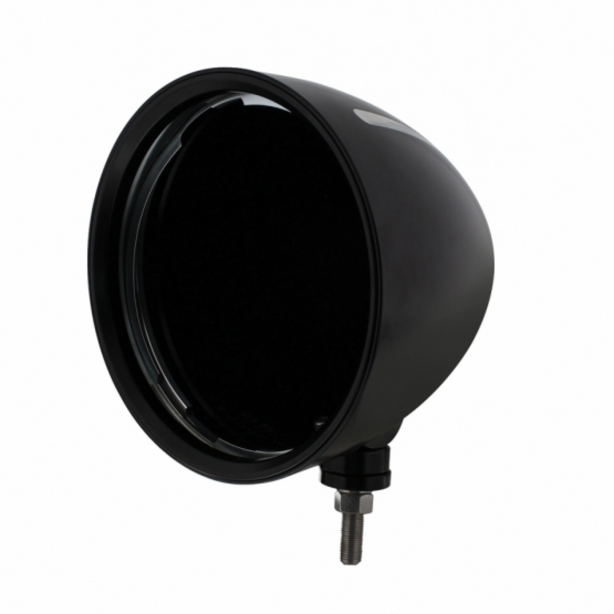 Black "BILLET" Style Groove Headlight Housing