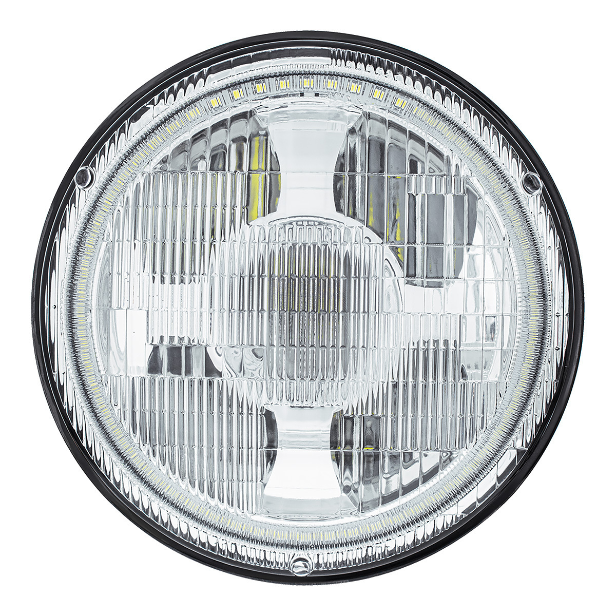 ULTRALIT - High Power LED 7" Projection Light With Dual Color LED Halo & Classic Style Lens