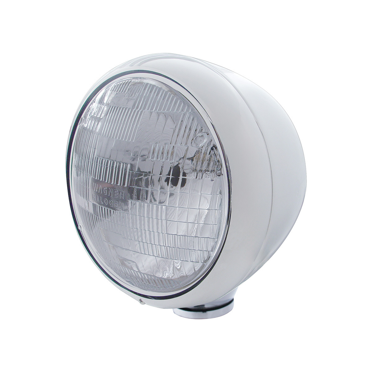 Stainless Steel Guide 682-C Style Headlight H6024 Bulb