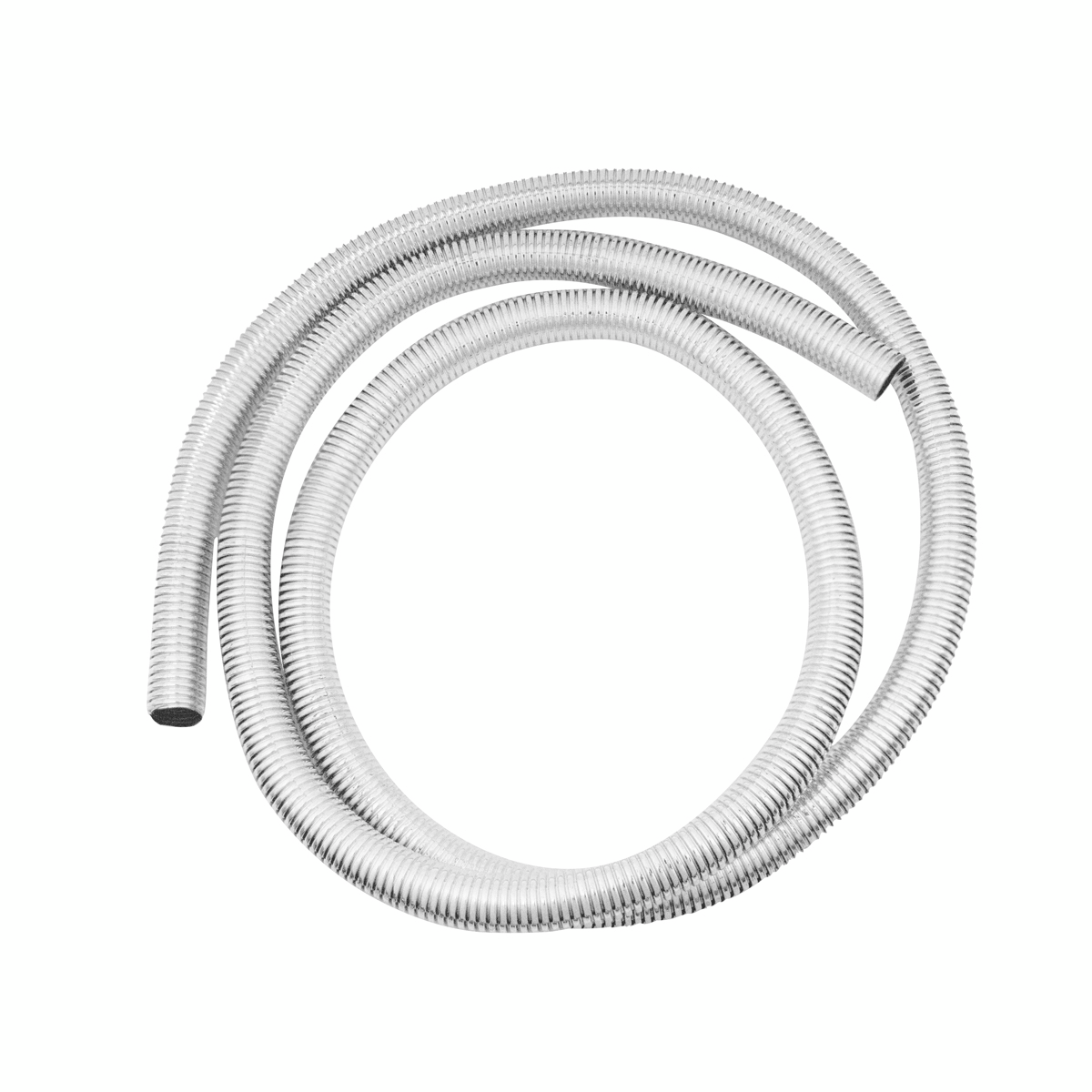 72" Long Chrome Wire Loom - 5/8" Diameter