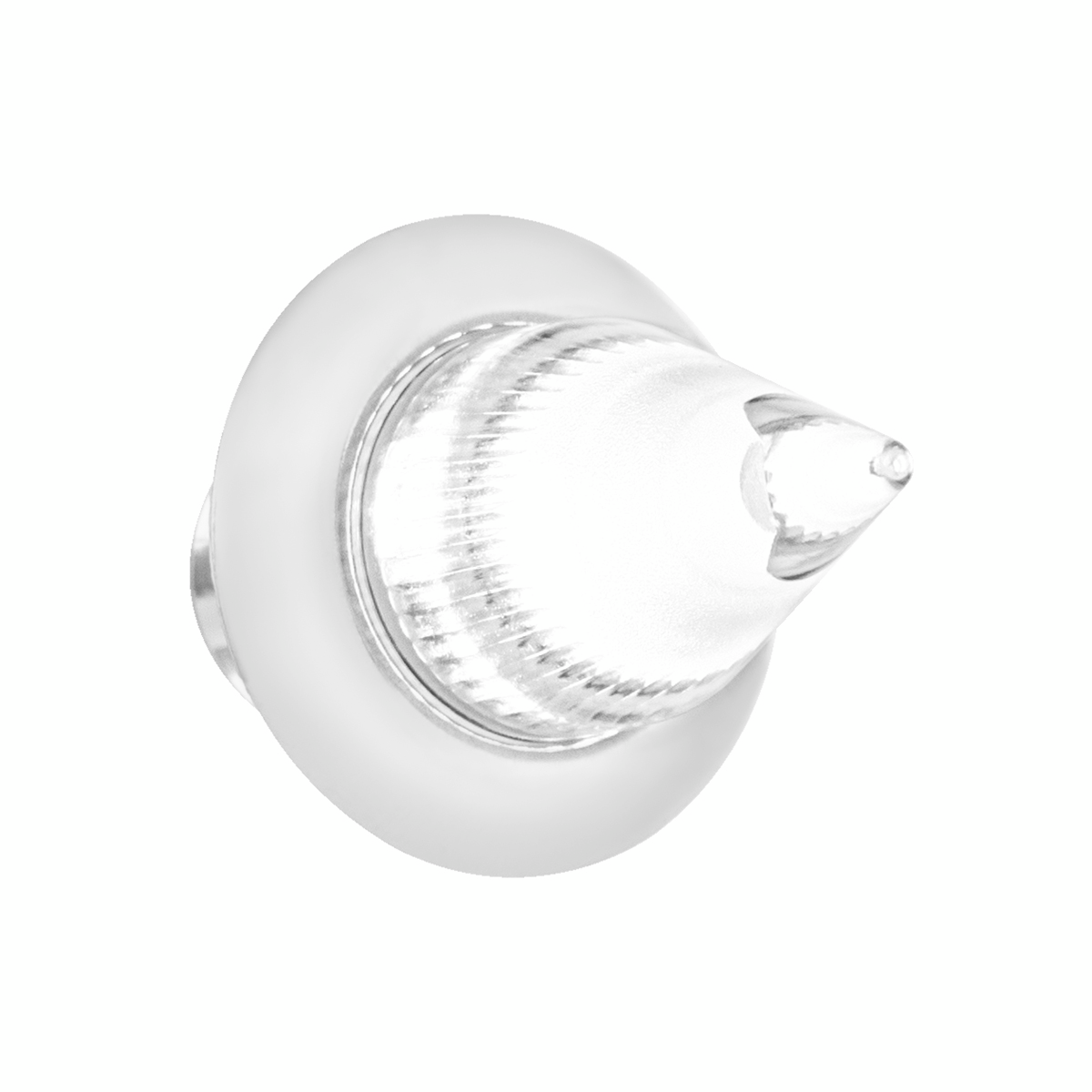4 LED Dual Function 3/4" Mini Spike Light With SS Bezel (Auxiliary/Utility) - White LED/Clear Lens