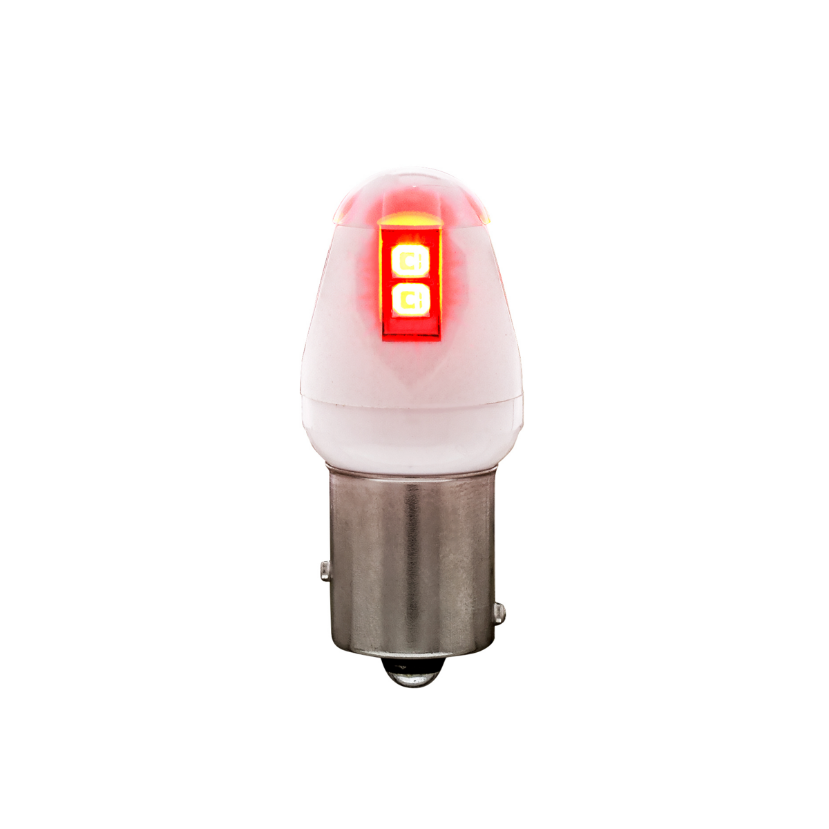 High Power 8 LED 1157 Type Bulb - Red (Color Box of 2)