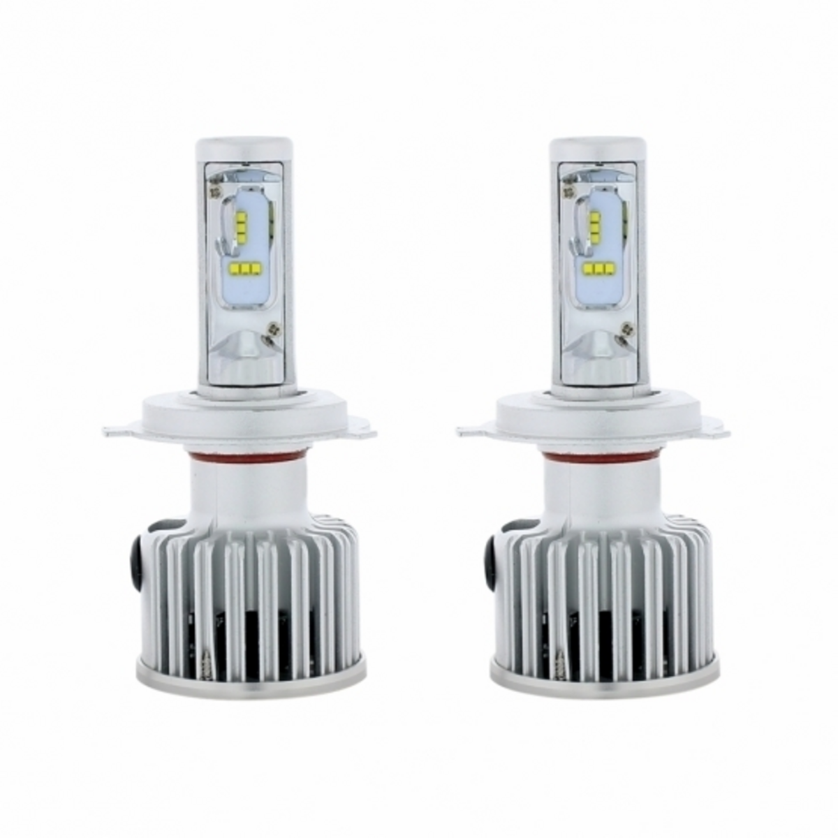 High Power H4 LED Bulb With Fan (Pair)