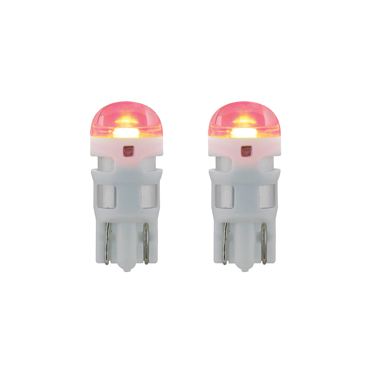 High Power Single LED 194/T10 Bulb - Red (2-Pack)