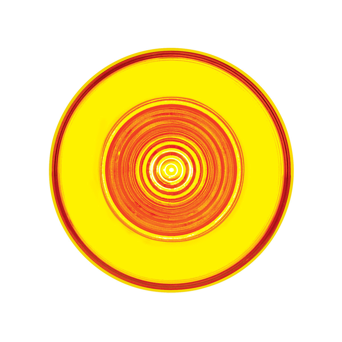 9 LED 2.5" Round GloLight (Clearance/Marker) - Amber LED/Amber Lens