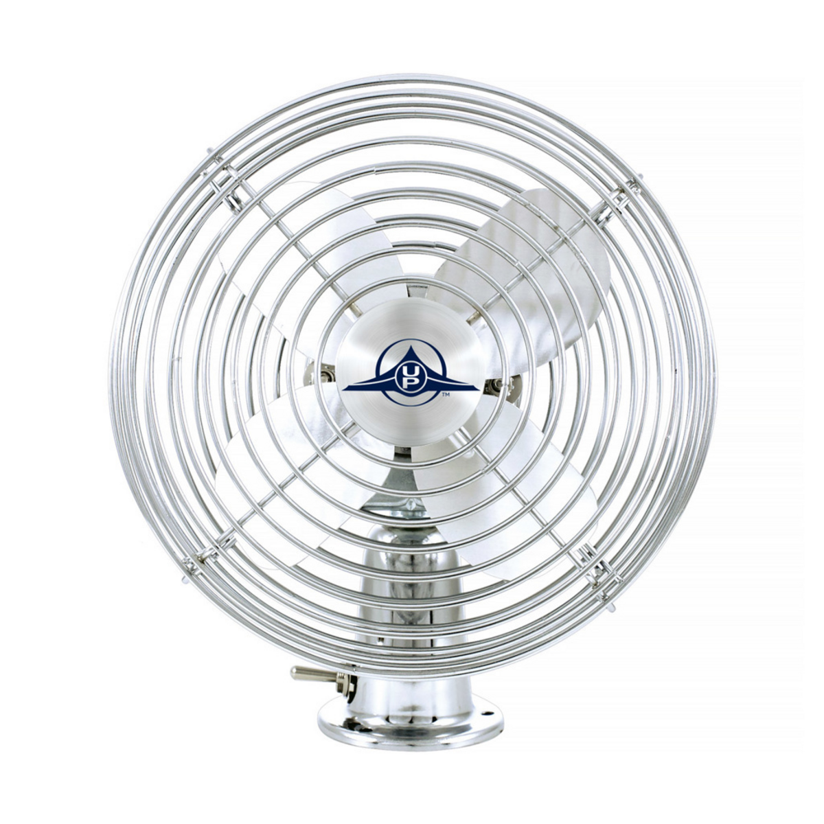 Chrome 6" Heavy Duty Fan - 12V