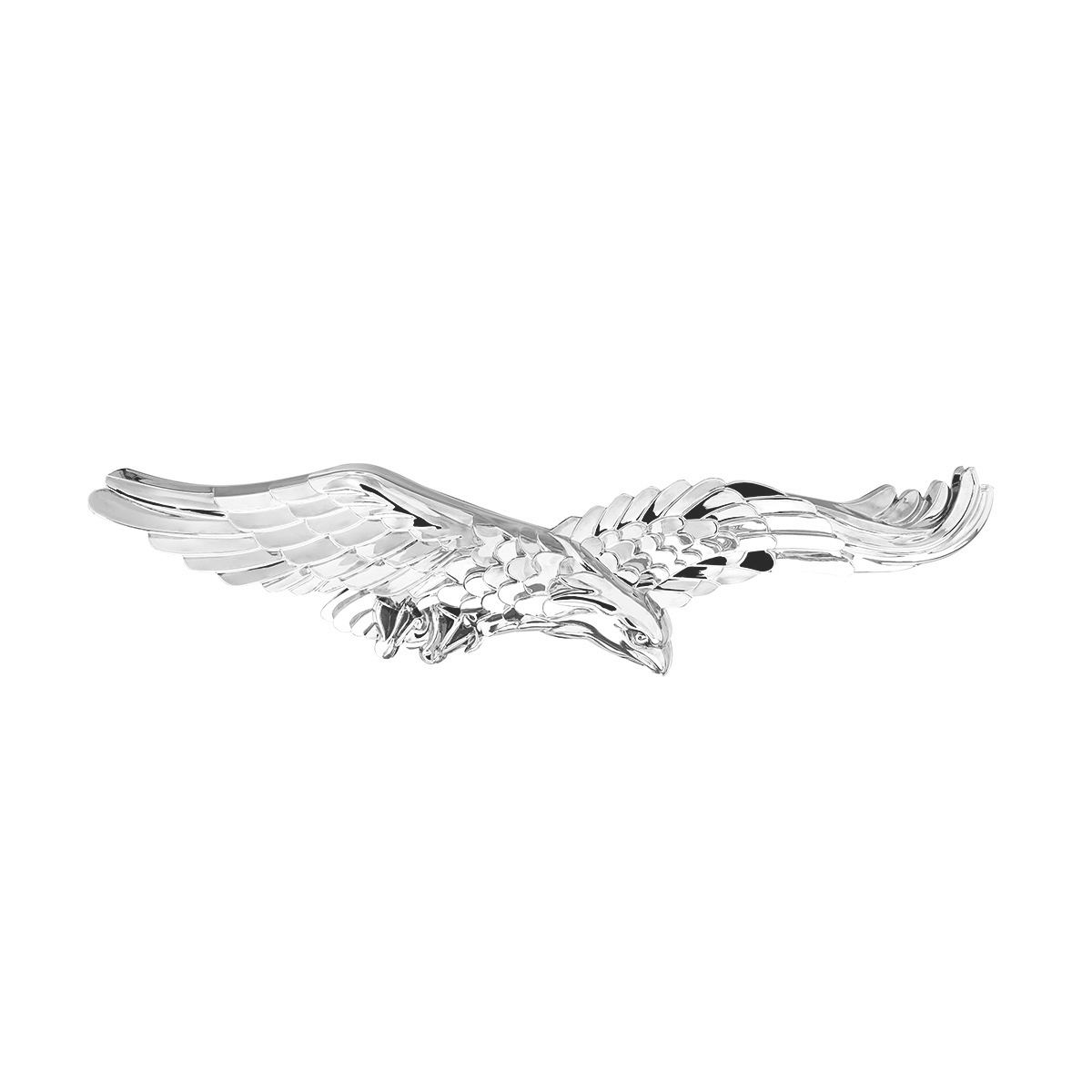 Chrome Plastic Eagle Accent