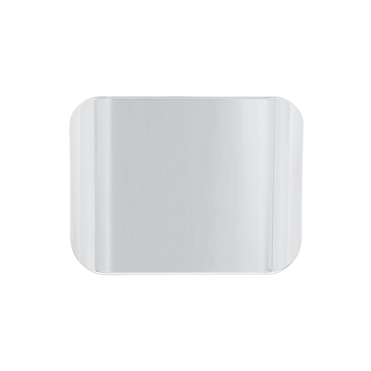 Chrome Plastic Hitch Cover For 2" X 2" Trailer Hitch Receivers