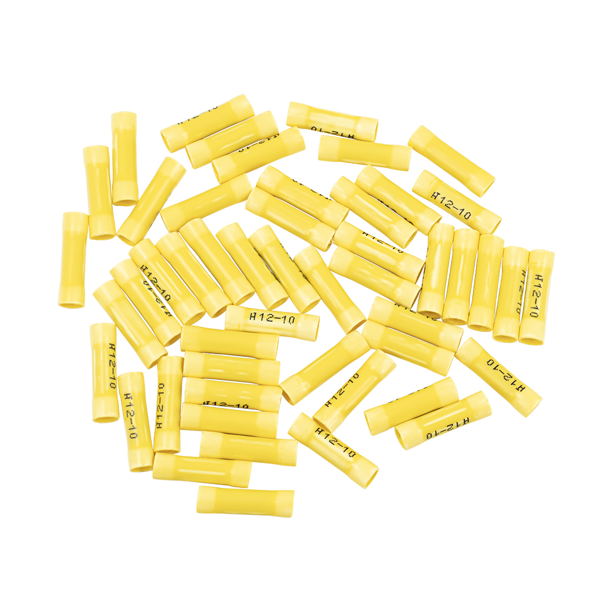 12-10 AWG Vinyl Butt Connector (50-Pack)