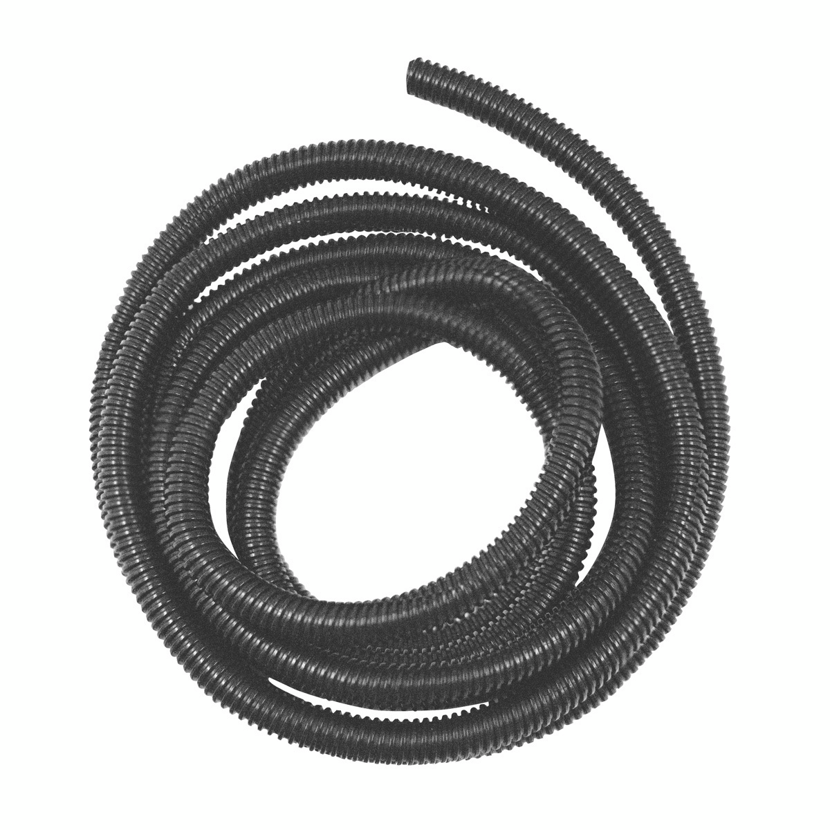 3/8" I.D. Black Flex-Guard Convoluted Split Seam Tubing, 10 Ft.