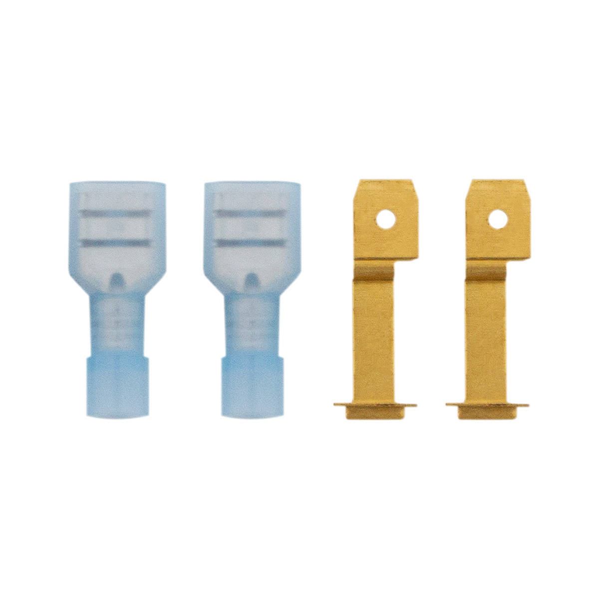 Power Tap Fuse Clips for ATC/ATO Fuses & 16-14 .250 FM FI Disconnects, 2 Sets.