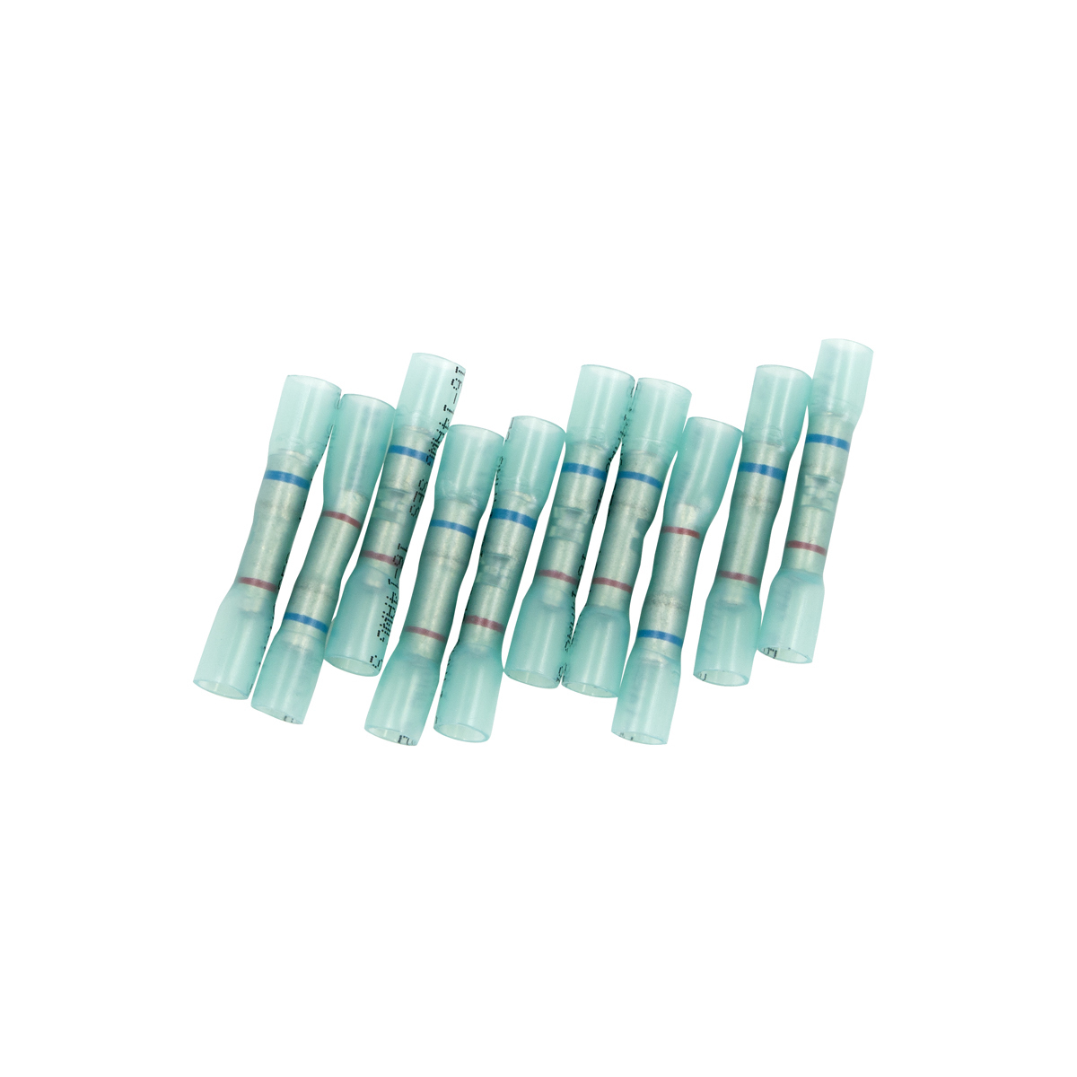 20-18 to 16-14 AWG CS Heat Shrink Step-Down Butt Connector - Blue (10-Pack)