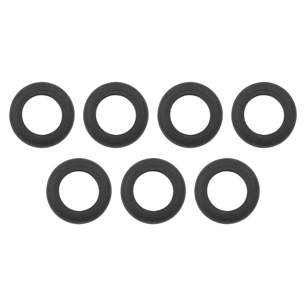 5/8" Mounting Hole Black Vinyl Grommet (7-Pack)