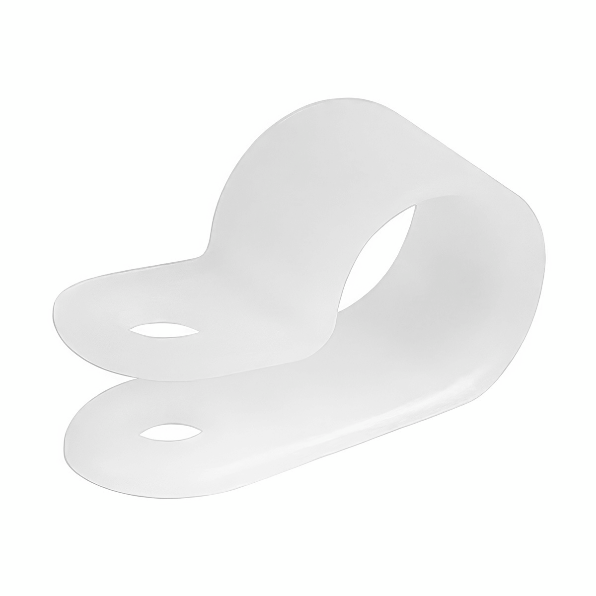 1/8" thru 1" I.D. Assorted Natural Nylon Cable Clamps (16-Pack)