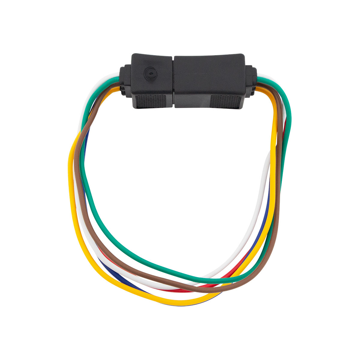 6-Way Squared Moisture Proof M/FM Trailer Connectors w/ Polarized Plugs, 1 Pc.