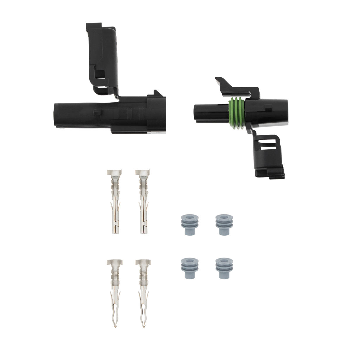 14-16 Two Cavity Weather Pack Connector Project Kit 1 Set