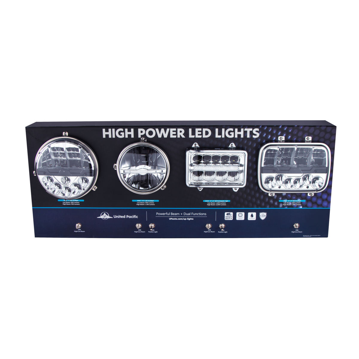 United Pacific Light Display - 7", 5-3/4", 4"x6", 5"x7"