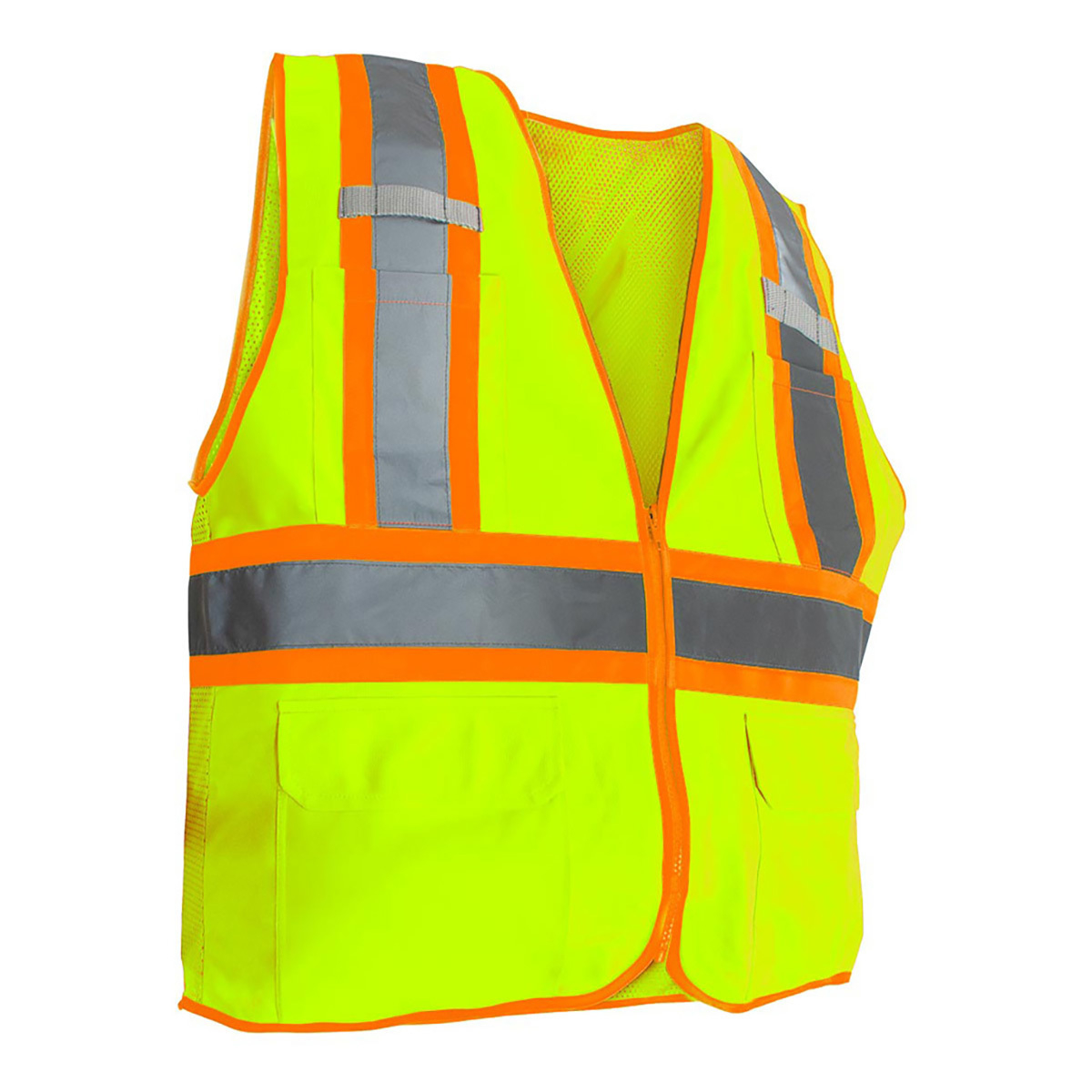 RigGear High Visibility Reflective Yellow Safety Vest-XX Large