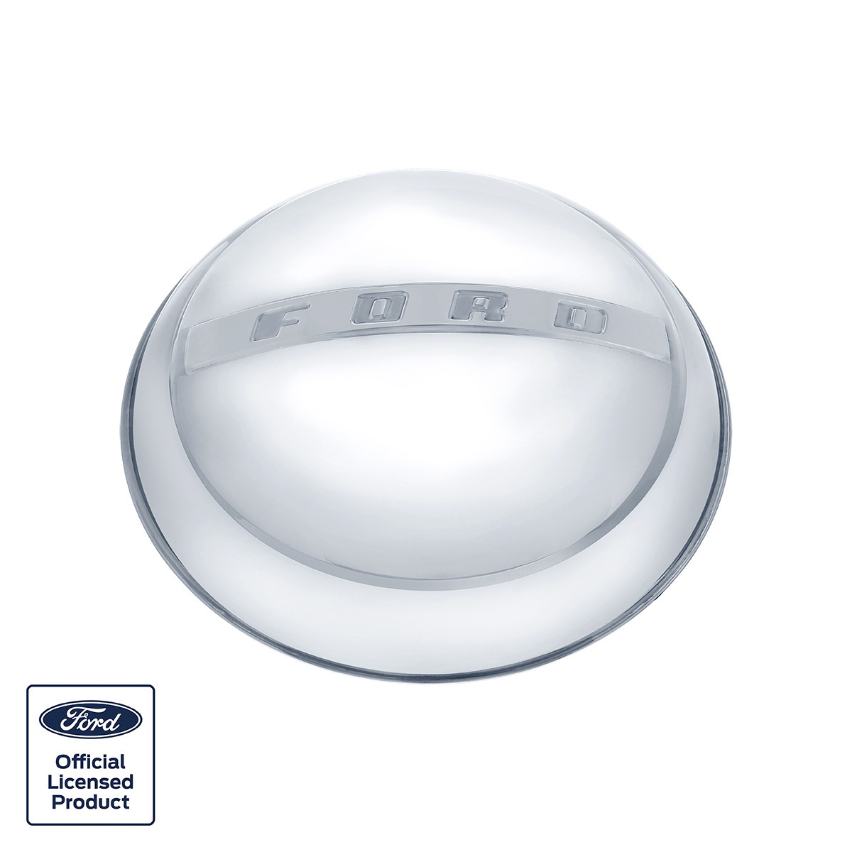 Stainless Steel "Ford" Script Hubcap For 1947-48 Ford Car & 1947-56 Ford Truck