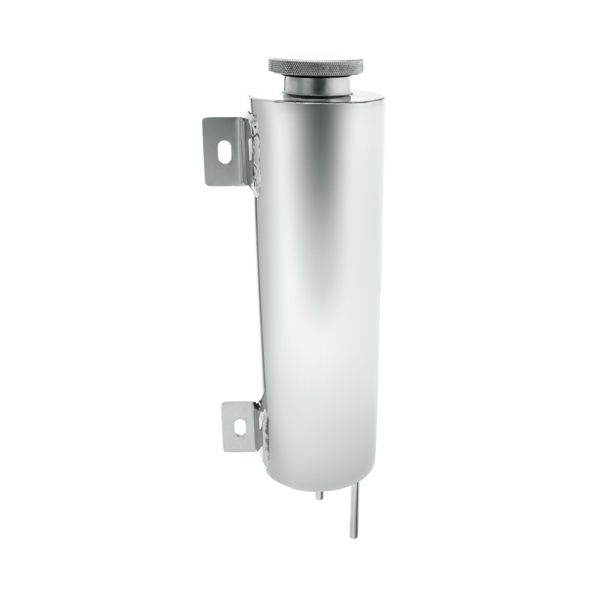 3"x10" Universal Polished Stainless Steel Radiator Overflow Tank