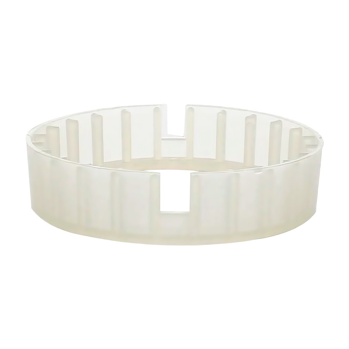 2-5/16" White ABS Plastic Air Cleaner Adapter