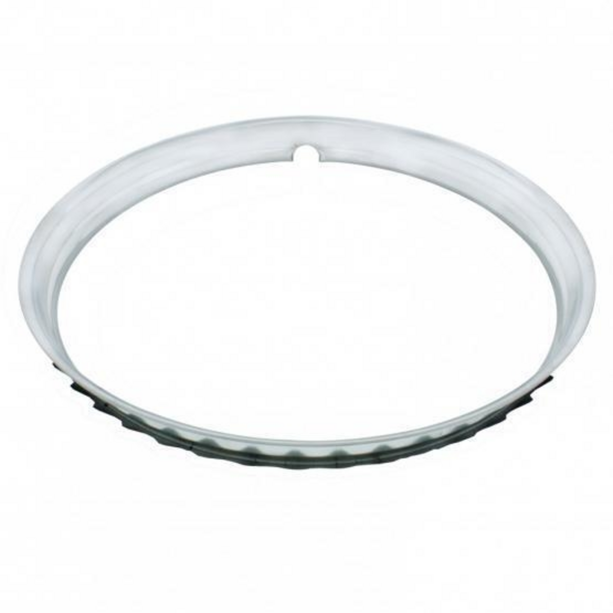 15" Smooth Stainless Steel Beauty Rim