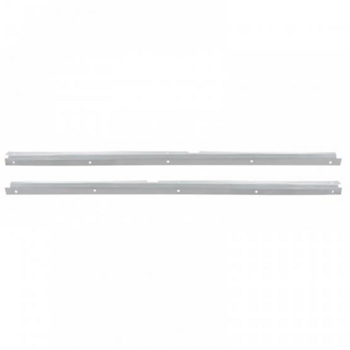 Chrome Plated Door Sill Plate Set For 1932 Ford 5-Window Coupe (Pair)